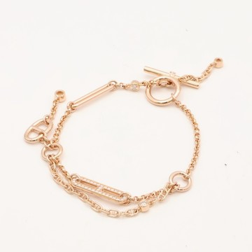 HERMES 愛馬仕 Chaine d ancre Chaos 手鍊 18K 玫瑰金 鑽石 二手精品 【二手名牌BRAND OFF】