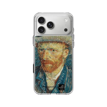 iPhone 17 Pro Max Clear Case（相機按鈕） 透明 - Van Gogh Museum - 戴灰氈帽的自畫像