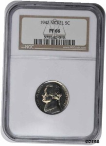 アンティークコイン コイン 金貨 銀貨 Jefferson Nickel Type PR66 NGC