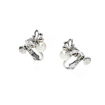 [韓國] 珍藏蝴蝶夾式耳環 / 2色 / Treasured Butterfly Ear Clip