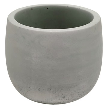 中圓底水泥盆  10.5 x 9cm  莫蘭迪綠色  1個