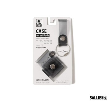 Sallies AirPods 2 Case透視感藍芽耳機保護套(黑)