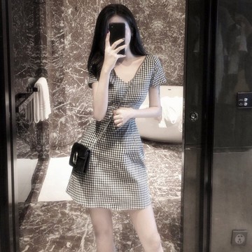 2021年新款小個子復古智熏法式超仙連衣裙森系桔梗仙氣初戀裙女夏