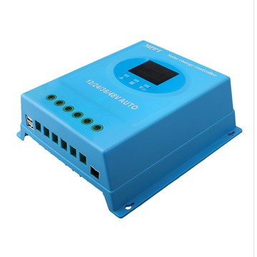 120a MPPT 太陽能充電控制器 12V 24V 36V 48V 自動適配充電控制器,帶黑光液晶顯示屏智能調節器,用