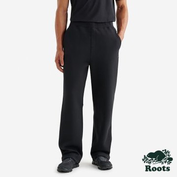 Roots男裝-RECOVER 棉褲-黑色