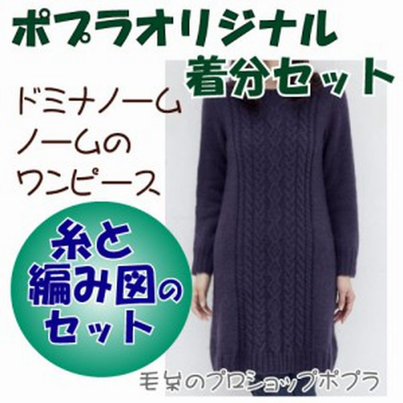 秋冬 ノームのワンピース 中級者 編み物キット 通販 Lineポイント最大1 0 Get Lineショッピング