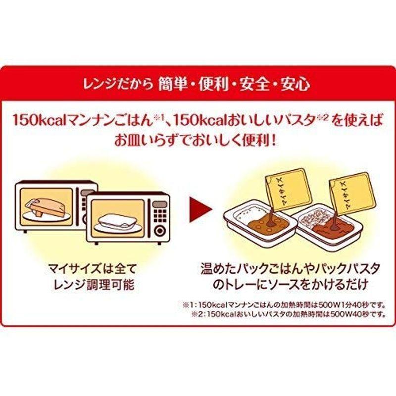 大塚食品 100キロカロリー マイサイズ カレー、ハヤシ、シチュー、親子丼、中華丼、麻婆丼、あんかけ丼、どんぶりの素 12個セット