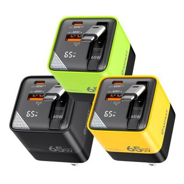 ANFAST AF-C65W 伸縮線氮化鎵充電器