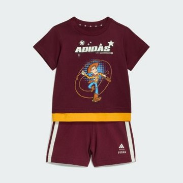 【adidas 愛迪達】 皮克斯《玩具總動員》運動套裝 短袖/短褲 嬰幼童裝 KG6119