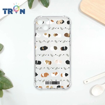 TRON IPhone 14 PLUS 走來走去天竺鼠不同方向 四角防摔載具殼 軟殼 手機殼