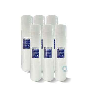 (6支入)CLEAN PURE 20英吋大胖5微米PP濾心 NSF SGS雙認證 20吋 大胖濾心 全戶 水塔
