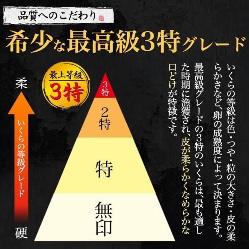 国産 いくら?油漬け 1kg （500ｇ×2） 特特特 （最高級グレード3特） 三陸産 柔らか とろける