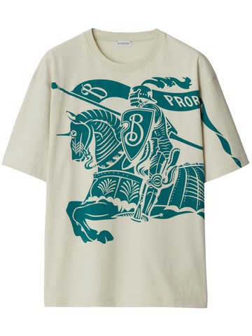 Burberry - EKD-print cotton T-shirt - men - Cotton - XL - Neutrals