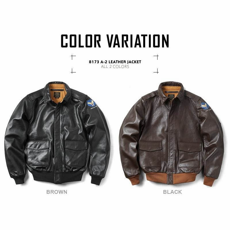 HOUSTON LA-1 leather jkt A-2 フライトジャケット HOUSTON LA-1 leather jkt A-2 フライトジャケット - メルカリ