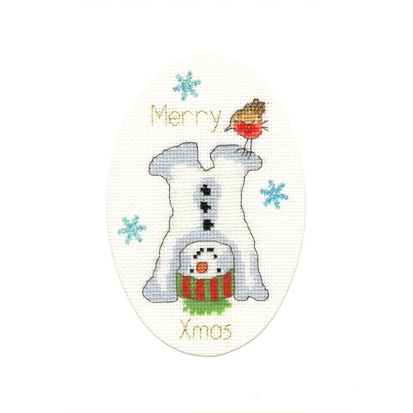 Bothy Threads クロスステッチ刺繍キット "Christmas Card Frosty Fun" XMAS37 ボシースレッズ 