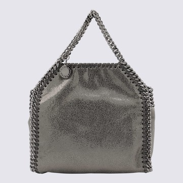 Stella McCartney Silver Leather Micro Falabella Tote