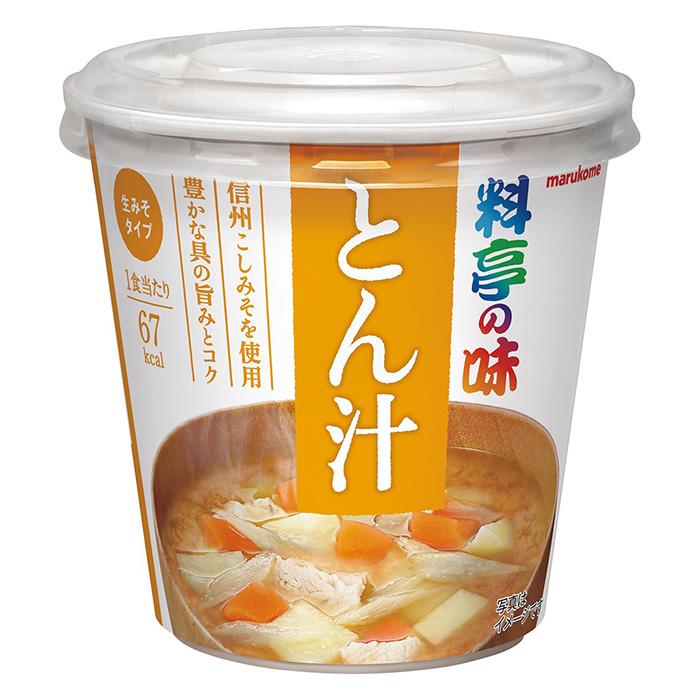 マルコメ カップ 料亭の味 とん汁 1食×6個入 豚汁 ／食品