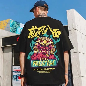 M-8XL韓版夏季衣服 素t 潮流 日系 短袖T恤 男生 寬鬆 嘻哈 大尺碼 情侶 五分袖 短T（HQG64）【壹號站】