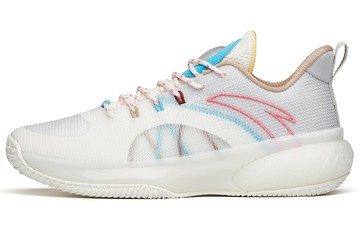 ANTA CEMENT BUBBLE BASKETBALL SHOES WHITE MULTI