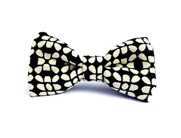 手作寵物領結 x 頸圈 • 紳士黑白 • 小中大型犬 x 貓咪項圈