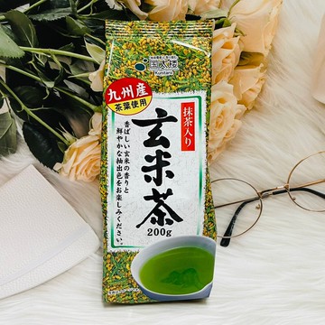 潼漾小舖 日本 國太樓 抹茶入 添加抹茶 玄米茶 200g使用九州產茶葉