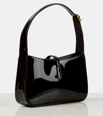 Saint Laurent Le 5 à 7 patent leather shoulder bag