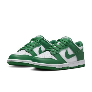 Nike Dunk Low 綠白 GS 皮革 低筒 經典 休閒鞋 運動鞋 大童鞋 FB9109-114