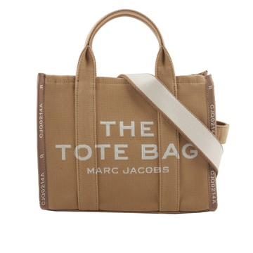 MARC JACOBS THE JACQUARD TOTE 雙色中款托特包/駝色