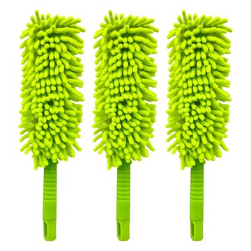 超細纖維除塵迷你撢子 綠色 40x7公分±3%  3支
