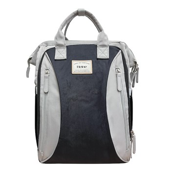 Heine海恩 WIN-215 媽媽後背包 後背包 媽媽包 - 黑灰