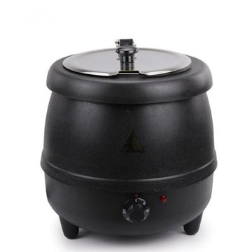 不銹鋼10L13L本色黑色電子暖湯煲自助餐酒店商用大容量保溫湯粥煲