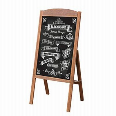 片面 立て看板 メニューボード 折り畳み 高さ90cm 木製 A型 ブラックボード 看板 スタンド 屋外 黒板 磁石 チョーク 蛍光マーカー 対応 通販 Lineポイント最大get Lineショッピング