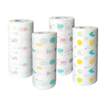 懶人印花抹布可水洗(50節) 隨機不挑款