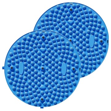 超慢跑按摩腳墊指壓板  顏色隨機  2個