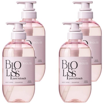 KOSE 高絲 BIOLISS 苾歐莉絲 PURE系列 毛躁對策修護洗髮精  480ml  4瓶