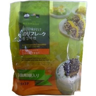 コストコ 韓国味付けのり フレーク お徳用 韓国海苔 ふりかけ 韓国のり80g×３袋入り