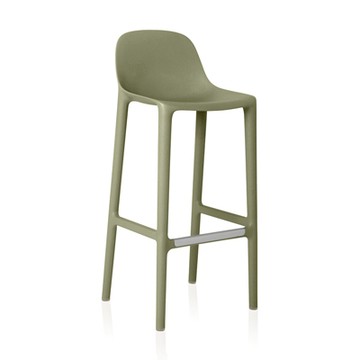 Broom Barstool 吧檯椅（鼠尾草綠）