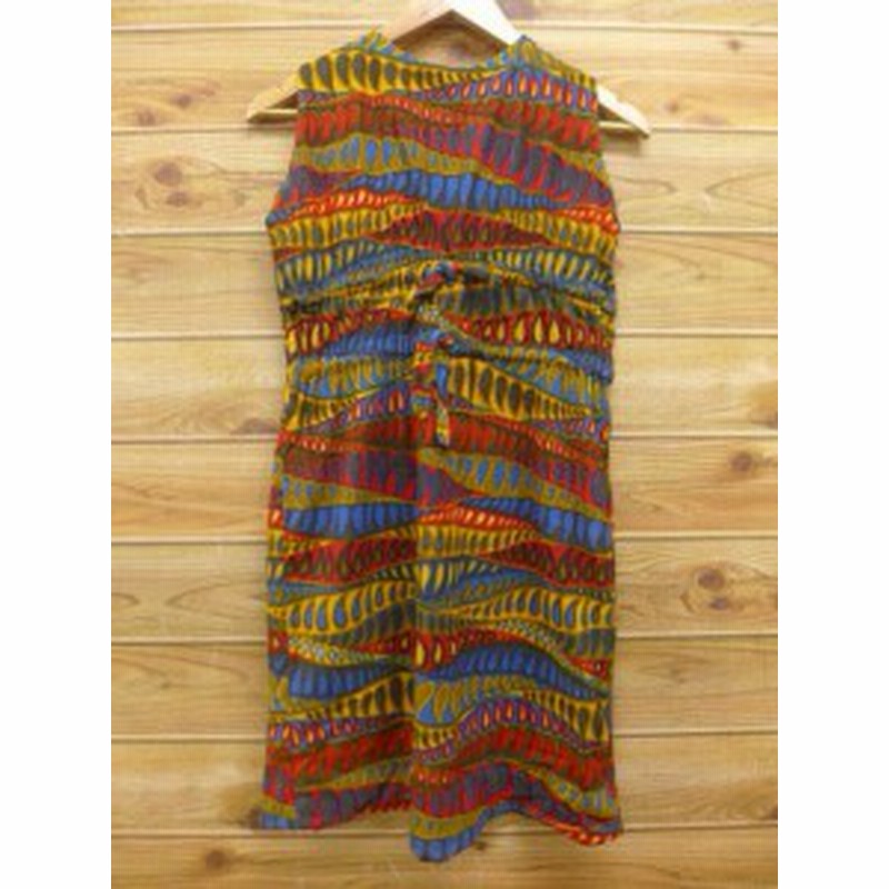 古着 ノースリーブ ワンピース 70年代 茶他 通販 Lineポイント最大1 0 Get Lineショッピング