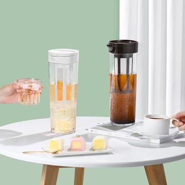 ASVEL日本冷萃美式咖啡壺冰滴冷萃壺瓶濾杯濾網冷泡茶壺冷水壺果汁壺 雙11全館免運