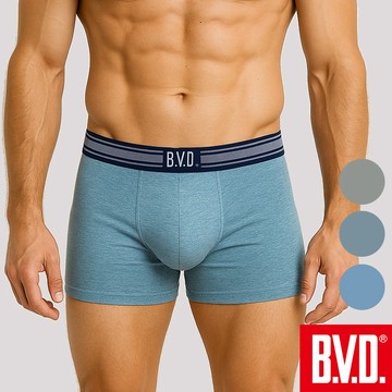 BVD 舒柔速乾貼身平口褲 立體剪裁 穿著時尚 柔軟 彈性 快乾