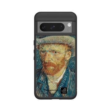 Pixel 8 Pro SolidSuit 黑 - Van Gogh Museum - 戴灰氈帽的自畫像