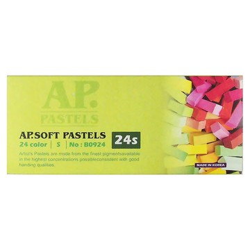 AP. 普思 短型粉彩條  24色  1盒