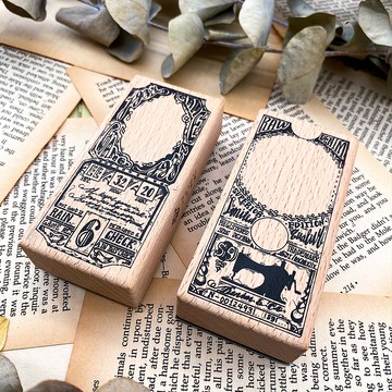 NO.SS026 紀錄票卷Documented Tickets / 櫸木印章