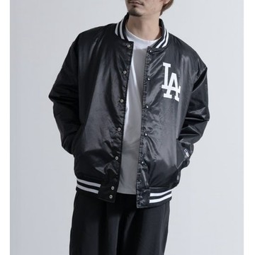 MLB Fanatics 洛杉磯 道奇 LA Dodgers 經典 黑色 薄款 鋪綿 棒球外套 夾克 Jacket
