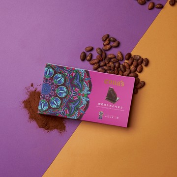 iTQi食品米其林1星獎⭐ 【Cona's妮娜巧克力】醇濃薄片夾心巧克力(12入/盒)｜快速出貨🚚