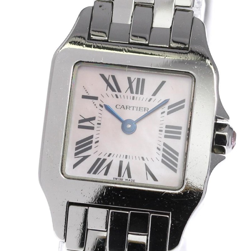 CARTIER】カルティエ サントスドゥモワゼル W25075Z5 クォーツ