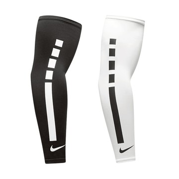 NIKE PRO ELITE 臂套 2.0 單裝入 健身 訓練 戶外運動 簡約 透氣 防曬 抗紫外線 人體工學 黑 白