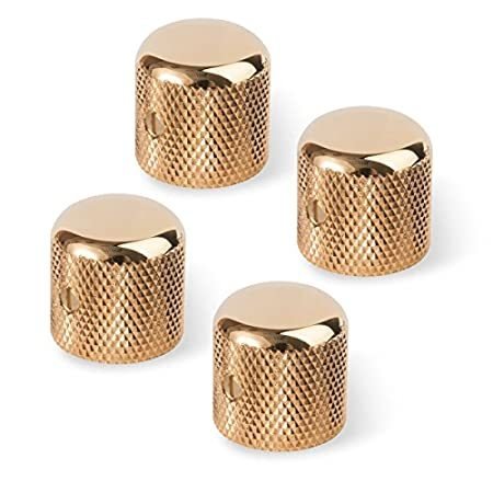 Golden Age Dome Knob, Gold, 4" shaft pack