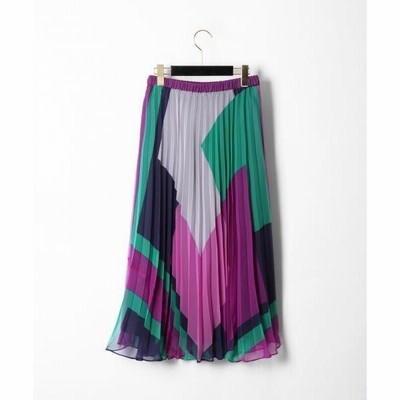 安室奈美恵　グレースコンチネンタル　プリントプリーツスカート GRACE CONTINENTAL / グレースコンチネンタル 【安室奈美恵さん