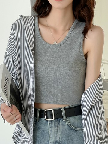 小吊帶背心女內搭設計感小眾外穿網紅爆款短款露臍打底上衣夏薄款